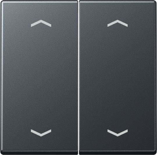 Jung - Enjo double touche avec flèches pour mécanisme BP-BCU A10xxxST/ A 500 Anthracite