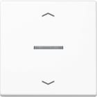 Jung - Enjo simple touche avec flèches et voyant pour méc BP-BCU A10xxxST/ A 500 Blanc