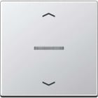 Jung - Enjo simple touche avec flèches et voyant méc BP-BCU A10xxxST/ A 500 Aluminium