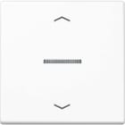 Jung - Enjo simple touche avec flèches et voyant pour méc BP-BCU A10xxxST/ A 500 Blanc