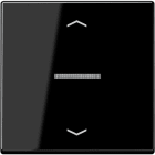 Jung - Enjo simple touche avec flèches et voyant pour méc BP-BCU A10xxxST/ A 500 Noir