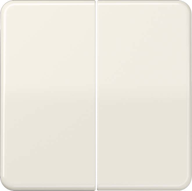 Jung - Enjo double touche pour mécanisme BP-BCU F10 LSCD10xxxST / CD 500 Ivoire