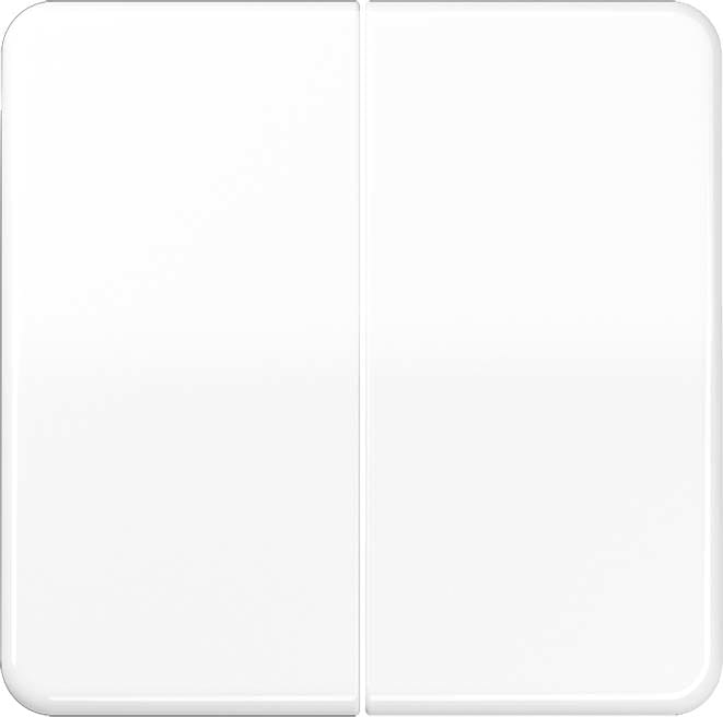 Jung - Enjo double touche pour mécanisme BP-BCU F10 LSCD10xxxST / CD 500 Blanc