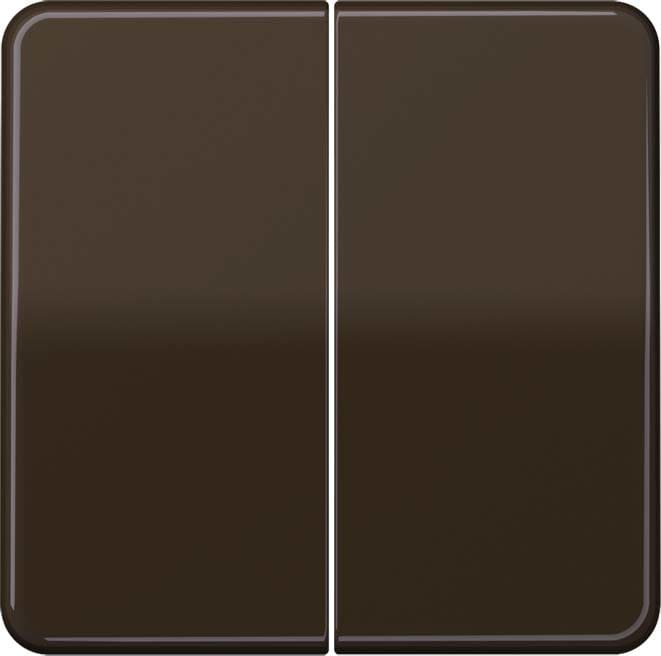 Jung - Enjo double touche pour mécanisme BP-BCU F10 LSCD10xxxST / CD 500 Brun