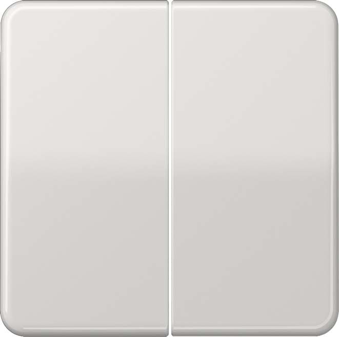 Jung - Enjo double touche pour mécanisme BP-BCU F10 LSCD10xxxST / CD 500 Gris clair