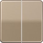 Jung - Enjo double touche pour mécanisme BP-BCU F10 LSCD10xxxST / CD 500 Bronze