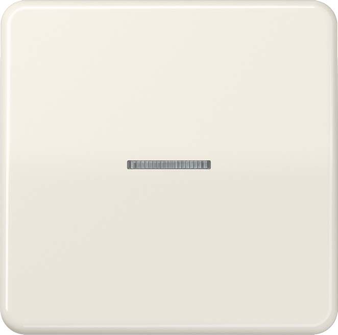 Jung - Enjo simple touche à voyant pour méc BP-BCU F10 LSCD10xxxST / CD 500 Ivoire