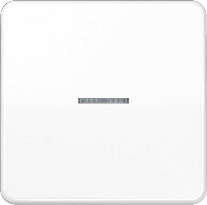 Jung - Enjo simple touche à voyant pour méca BP-BCU F10 LSCD10xxxST / CD 500 Blanc