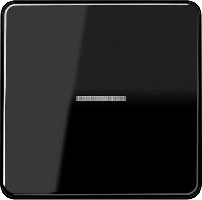 Jung - Enjo simple touche à voyant pour mécanisme BP-BCU F10 LSCD10xxxST / CD 500 Noir