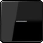 Jung - Enjo simple touche à voyant pour mécanisme BP-BCU F10 LSCD10xxxST / CD 500 Noir