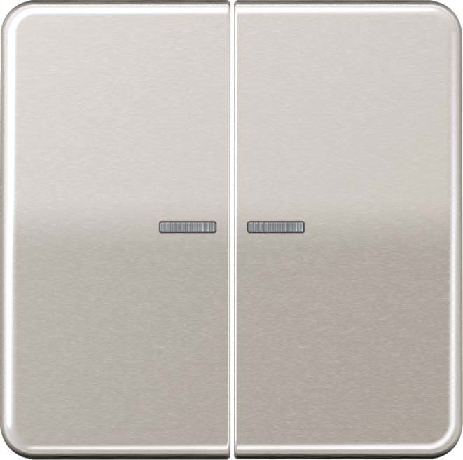 Jung - Enjo double touche à voyant pour méc BP-BCU F10 LSCD10xxxST / CD 500 Platine