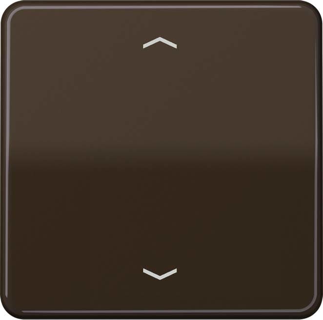 Jung - Enjo simple touche avec flèches pour mécanisme BP-BCU LSCD10xxxST/ CD 500 Brun