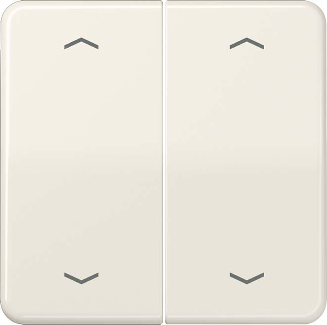 Jung - Enjo double touche avec flèches pour méca BP-BCU LSCD10xxxST/ CD 500 Ivoire