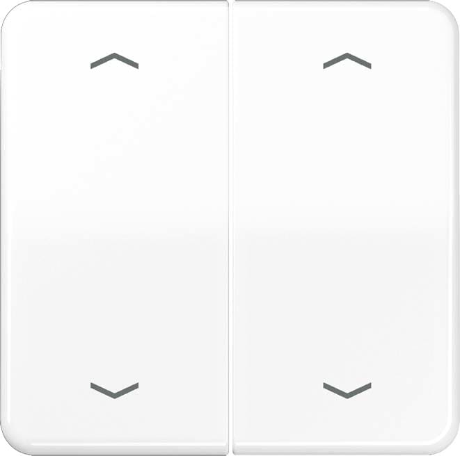 Jung - Enjo double touche avec flèches pour mécanisme BP-BCU LSCD10xxxST/ CD 500 Blanc