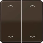 Jung - Enjo double touche avec flèches pour mécanisme BP-BCU LSCD10xxxST/ CD 500 Brun
