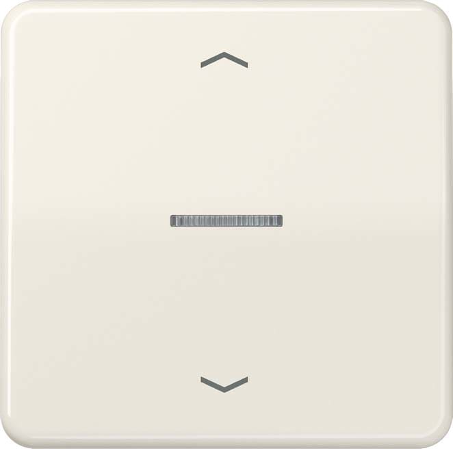 Jung - Enjo simple touche avec flèches et voyant méc BP-BCU LSCD10xxxST/ CD 500 Ivoire