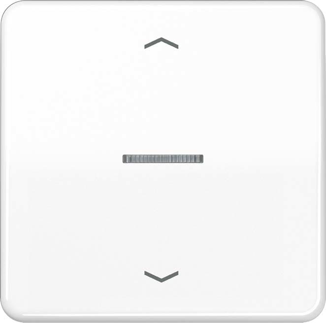 Jung - Enjo simple touche avec flèches et voyant méc BP-BCU LSCD10xxxST/ CD 500 Blanc