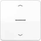 Jung - Enjo simple touche avec flèches et voyant méc BP-BCU LSCD10xxxST/ CD 500 Blanc