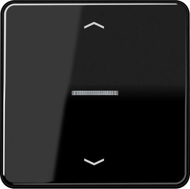 Jung - Enjo simple touche avec flèches et voyant méc BP-BCU LSCD10xxxST/ CD 500 Noir