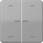 Jung - Enjo double touche avec flèches et voyant méc BP-BCU LSCD10xxxST/ CD 500 Gris