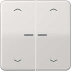 Jung - Enjo double touche flèches et voyant méc BP-BCU LSCD10xxxST/ CD 500 Gris clair