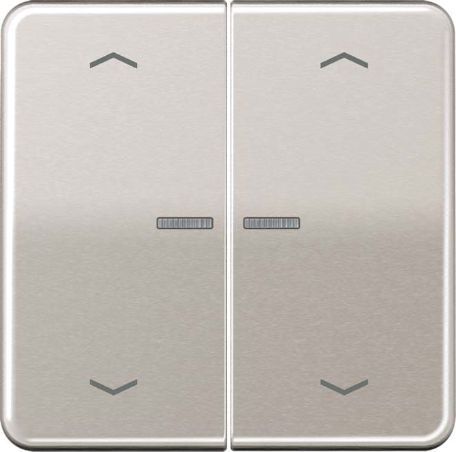 Jung - Enjo double touche flèches et voyant méc BP-BCU LSCD10xxxST/ CD 500 Platine