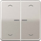 Jung - Enjo double touche flèches et voyant méc BP-BCU LSCD10xxxST/ CD 500 Platine