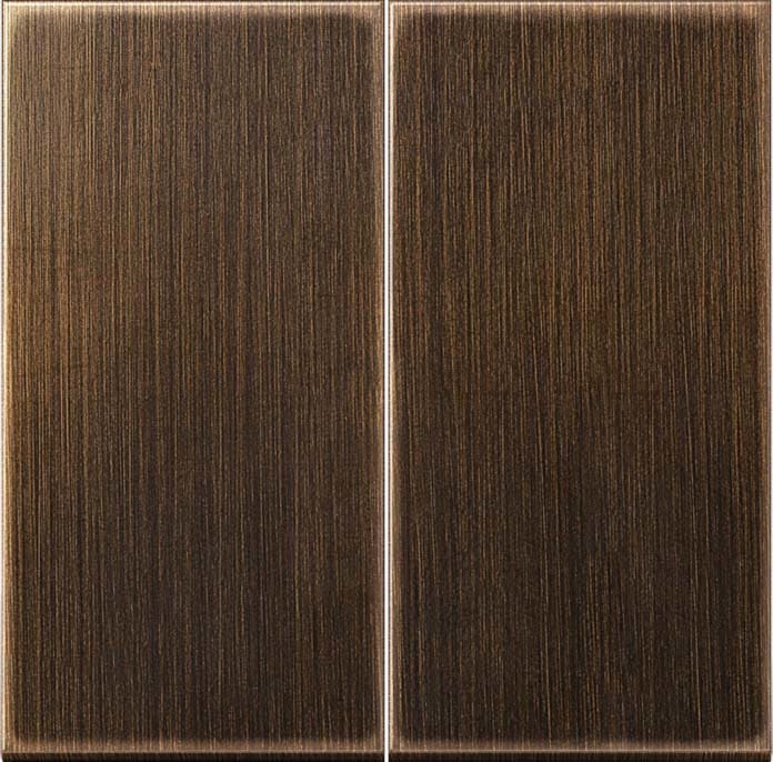 Jung - Enjo double touche pour mécanisme BP-BCU F10 LSCD10xxxST / LS 990 Laiton ancien