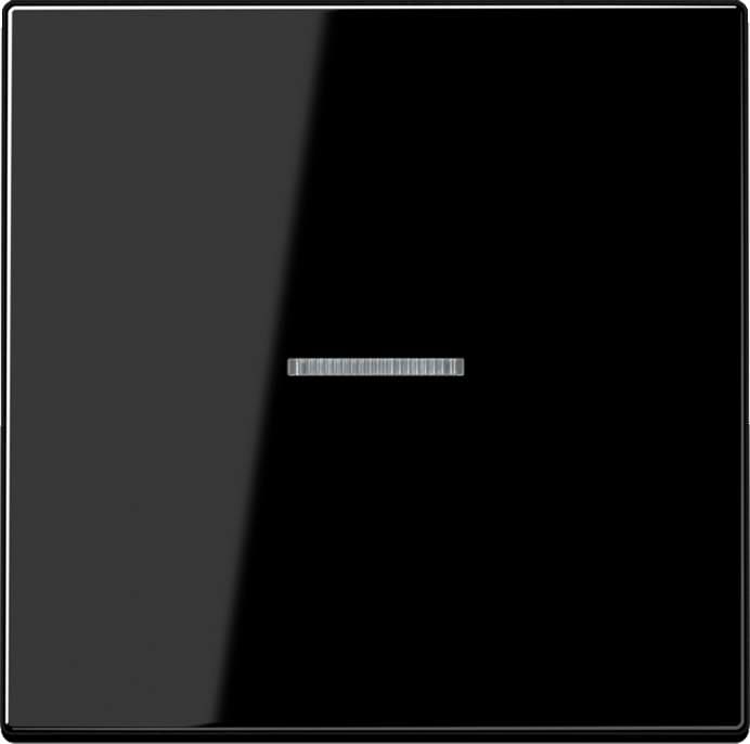 Jung - Enjo simple touche à voyant pour mécanisme BP-BCU F10 LSCD10xxxST / LS 990 Noir