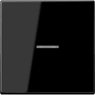 Jung - Enjo simple touche à voyant pour mécanisme BP-BCU F10 LSCD10xxxST / LS 990 Noir