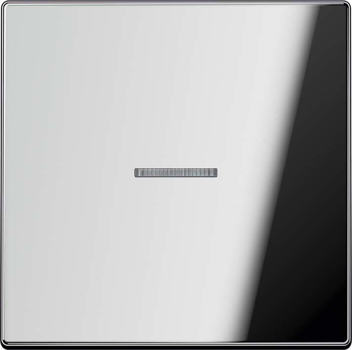 Jung - Enjo simple touche à voyant méc BP-BCU F10 LSCD10xxxST / LS 990 Chrome