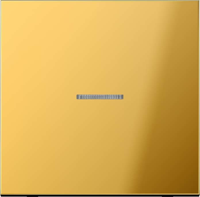 Jung - Enjo simple touche à voyant pour mécanisme BP-BCU F10 LSCD10xxxST / LS 990 Doré