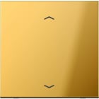 Jung - Enjo simple touche avec flèches pour mécanisme BP-BCU LSCD10xxxST/ LS 990 Doré