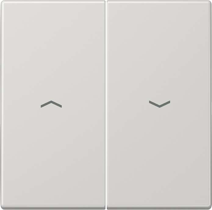 Jung - Enjo double touche avec flèches pour méc BP-BCU LSCD10xxxST/ LS 990 Gris clair