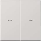 Jung - Enjo double touche avec flèches pour méc BP-BCU LSCD10xxxST/ LS 990 Gris clair