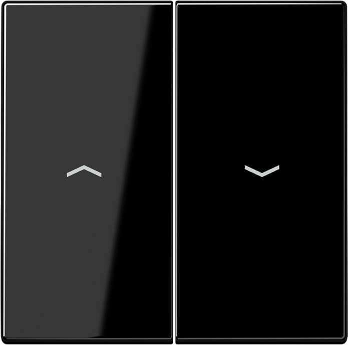 Jung - Enjo double touche avec flèches pour mécanisme BP-BCU LSCD10xxxST/ LS 990 Noir