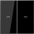 Jung - Enjo double touche avec flèches pour mécanisme BP-BCU LSCD10xxxST/ LS 990 Noir