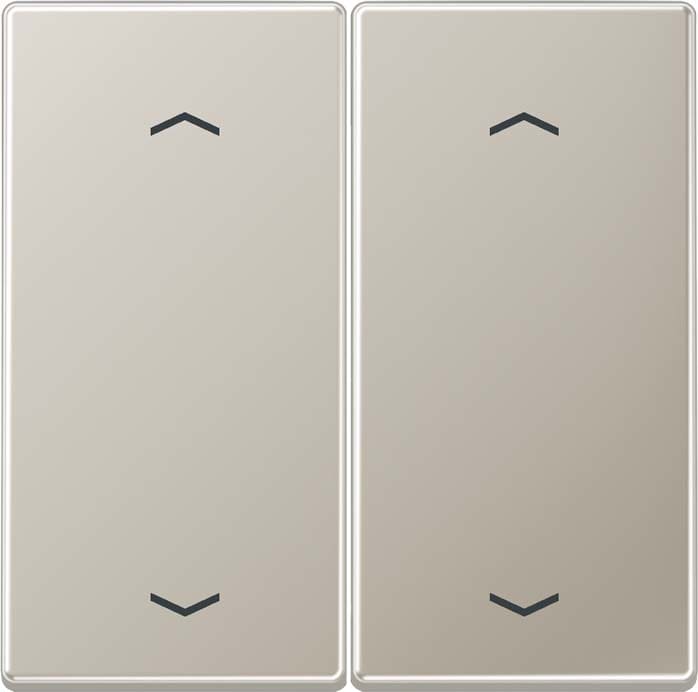 Jung - Enjo double touche avec flèches pour méc BP-BCU LSCD10xxxST/ LS 990 Métal INOX