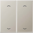 Jung - Enjo double touche avec flèches pour méc BP-BCU LSCD10xxxST/ LS 990 Métal INOX