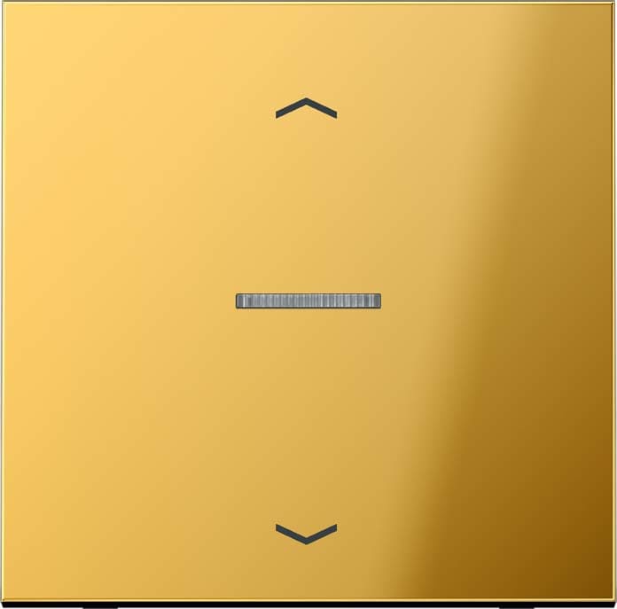 Jung - Enjo simple touche avec flèches et voyant méc BP-BCU LSCD10xxxST/ LS 990 Doré