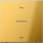 Jung - Enjo simple touche avec flèches et voyant méc BP-BCU LSCD10xxxST/ LS 990 Doré