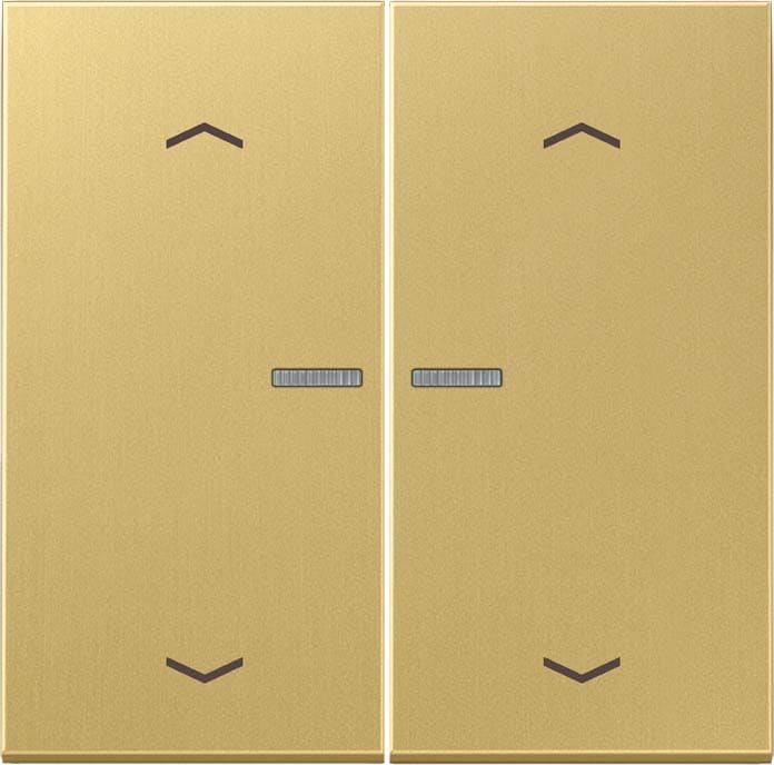 Jung - Enjo double touche flèches et voyant méc BP-BCU LSCD10xxxST/ LS 990 Laiton