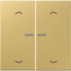 Jung - Enjo double touche flèches et voyant méc BP-BCU LSCD10xxxST/ LS 990 Laiton