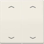 Jung - Enjo double touche avec flèches pour mécanisme BP-BCU A10xxxST/ AS 500 Ivoire