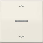 Jung - Enjo simple touche avec flèches et voyant méc BP-BCU A10xxxST/ AS 500 Ivoire