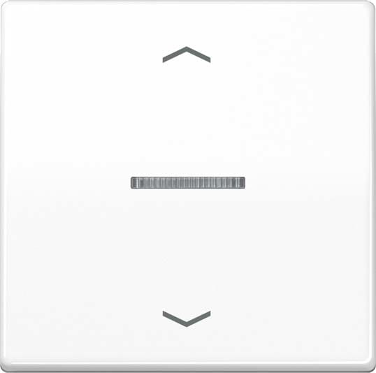 Jung - Enjo simple touche flèches et voyant pour méc BP-BCU A10xxxST/ AS 500 Blanc