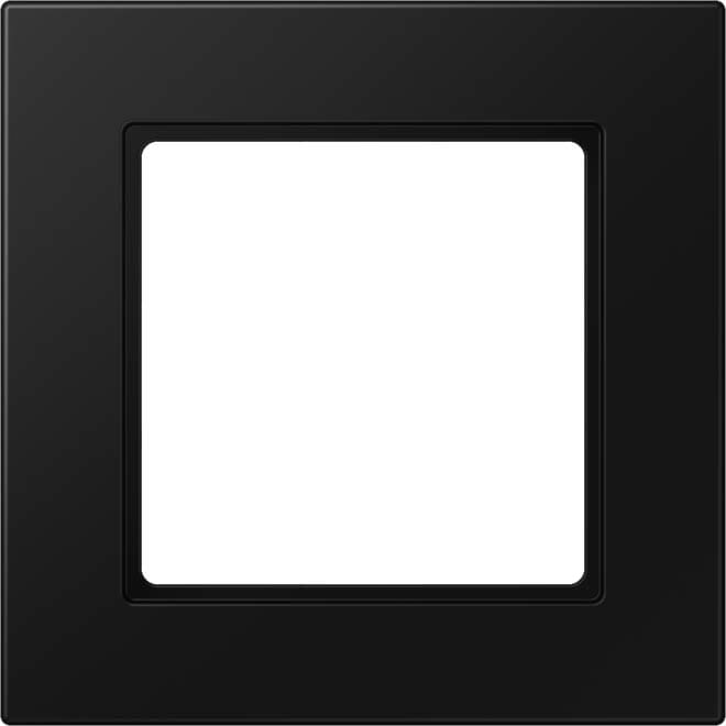 Jung - Cadre de finition 1 poste / Série A 550 noir mat