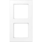 Jung - Cadre de finition 2 postes / Série A 550 blanc mat