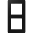 Jung - Cadre de finition 2 postes / Série A 500 Flow noir mat
