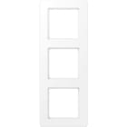 Jung - Cadre de finition 3 postes / Série A 500 Flow blanc mat